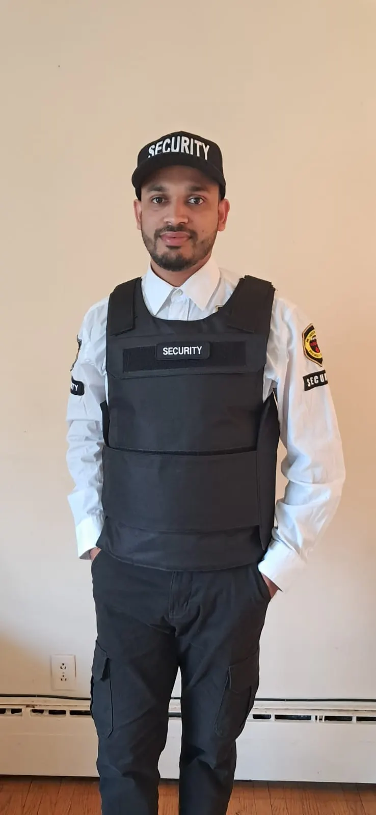 Aurora security on duty